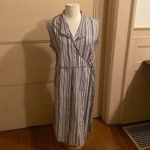 Kerry Cassill Wrap Cotton Dress